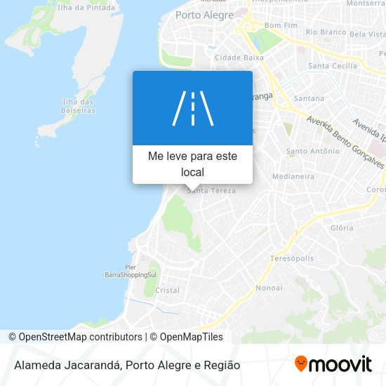 Alameda Jacarandá mapa
