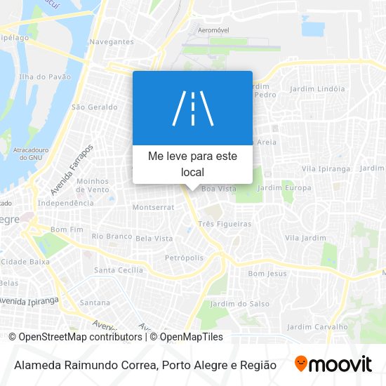 Alameda Raimundo Correa mapa