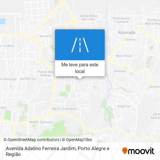 Avenida Adelino Ferreira Jardim mapa