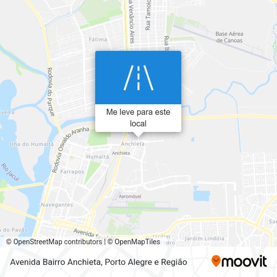 Avenida Bairro Anchieta mapa