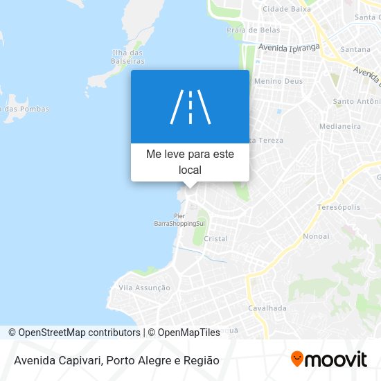 Avenida Capivari mapa