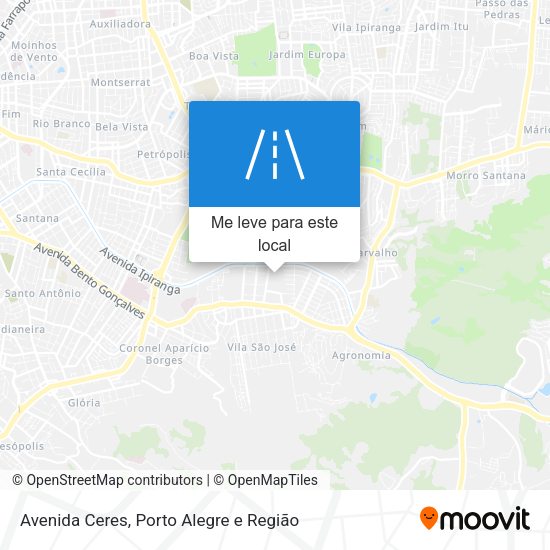 Avenida Ceres mapa
