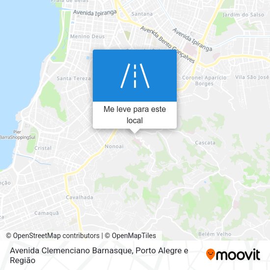 Avenida Clemenciano Barnasque mapa