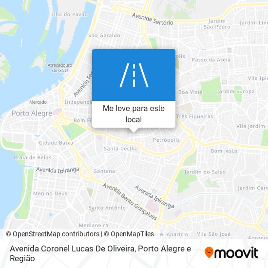 Avenida Coronel Lucas De Oliveira mapa