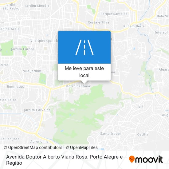 Avenida Doutor Alberto Viana Rosa mapa