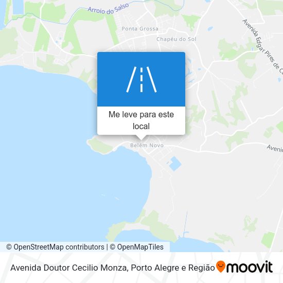 Avenida Doutor Cecilio Monza mapa