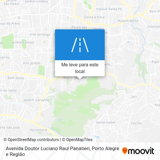 Avenida Doutor Luciano Raul Panatieri mapa
