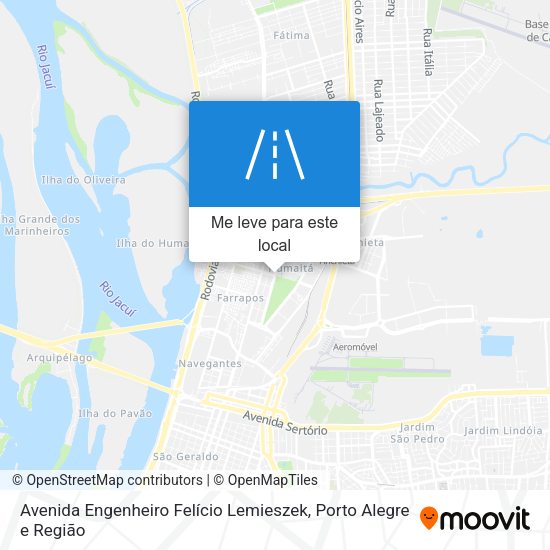 Avenida Engenheiro Felício Lemieszek mapa