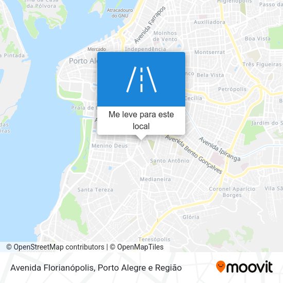 Avenida Florianópolis mapa