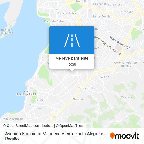 Avenida Francisco Massena Vieira mapa