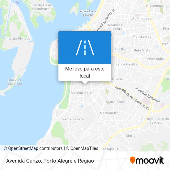 Avenida Ganzo mapa