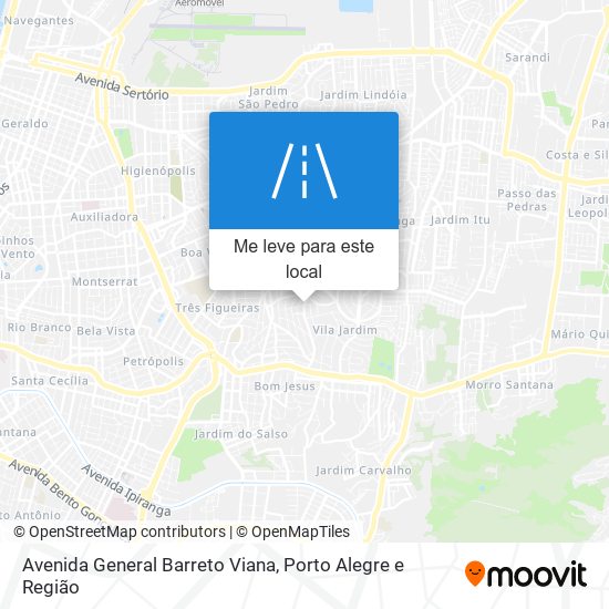 Avenida General Barreto Viana mapa
