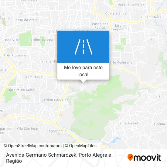 Avenida Germano Schmarczek mapa