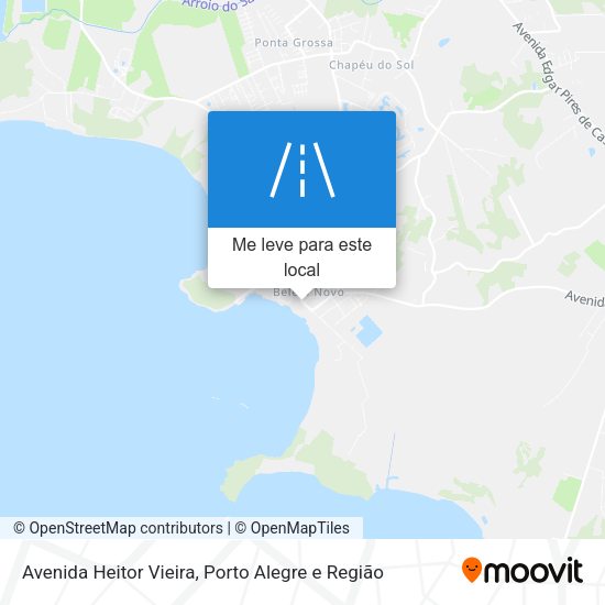 Avenida Heitor Vieira mapa