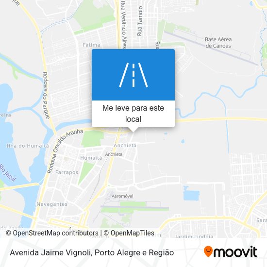 Avenida Jaime Vignoli mapa