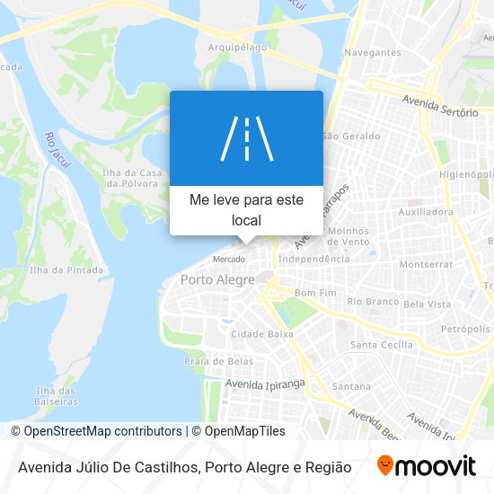 Avenida Júlio De Castilhos mapa