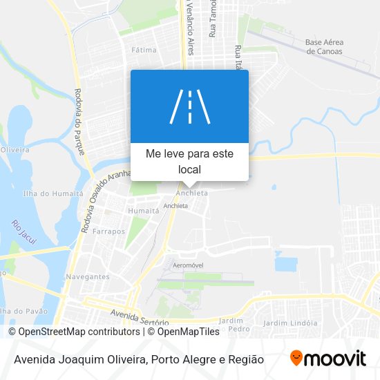 Avenida Joaquim Oliveira mapa