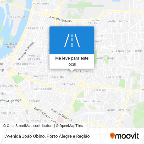 Avenida João Obino mapa