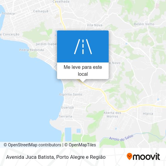 Avenida Juca Batista mapa