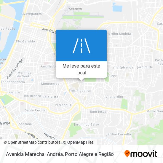 Avenida Marechal Andréa mapa