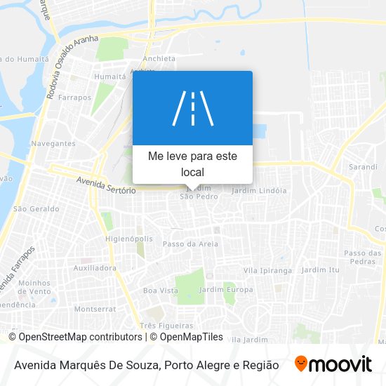 Avenida Marquês De Souza mapa