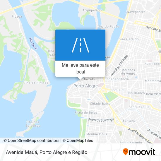 Avenida Mauá mapa