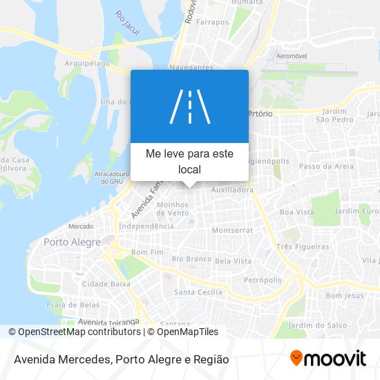 Avenida Mercedes mapa