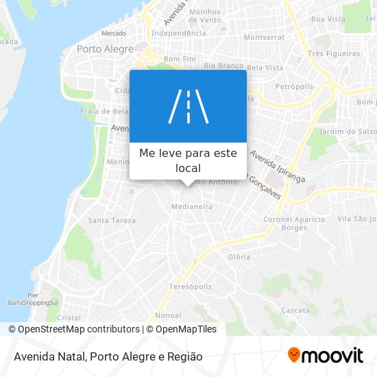 Avenida Natal mapa