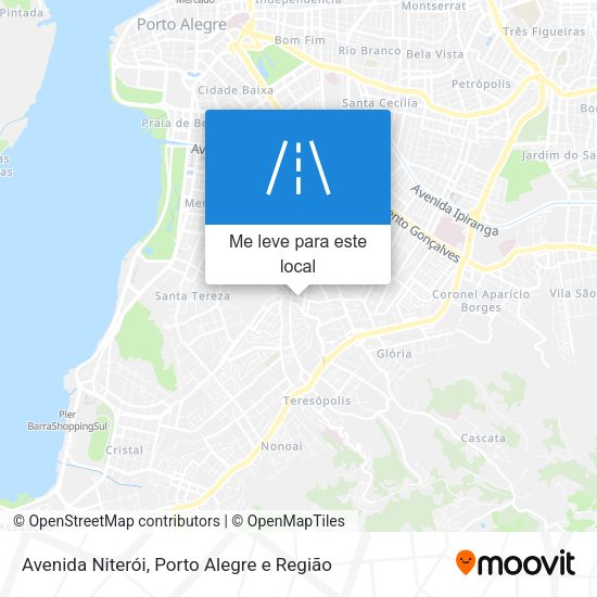 Avenida Niterói mapa