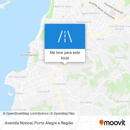 Avenida Nonoai mapa