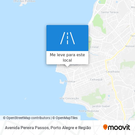 Avenida Pereira Passos mapa