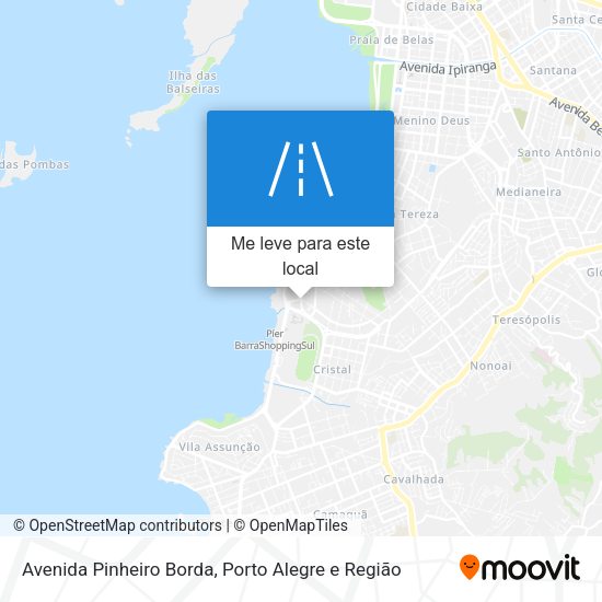 Avenida Pinheiro Borda mapa
