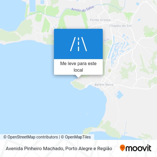 Avenida Pinheiro Machado mapa