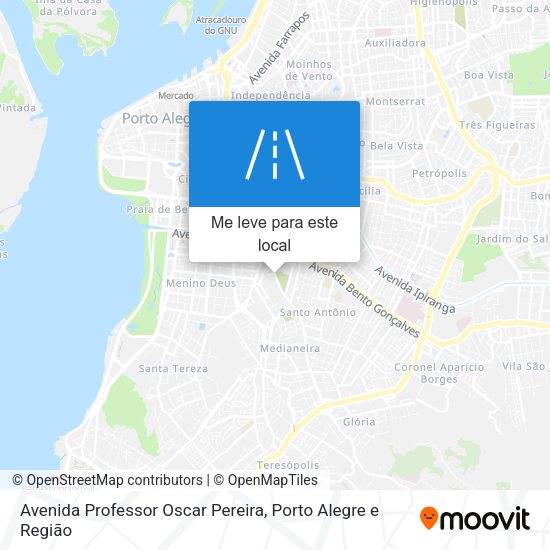 Avenida Professor Oscar Pereira mapa