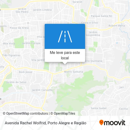 Avenida Rachel Wolfrid mapa