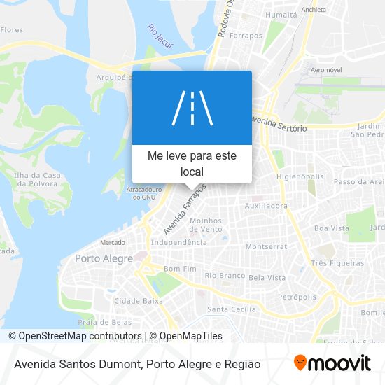 Avenida Santos Dumont mapa