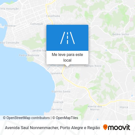 Avenida Saul Nonnenmacher mapa
