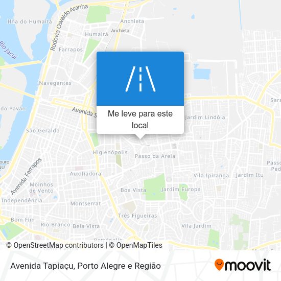 Avenida Tapiaçu mapa