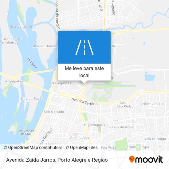 Avenida Zaida Jarros mapa