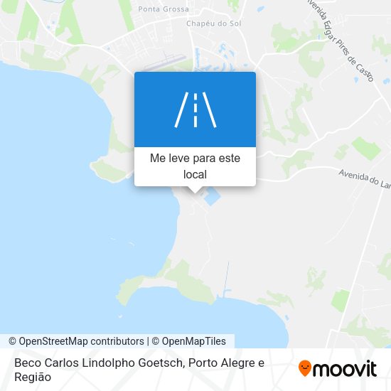 Beco Carlos Lindolpho Goetsch mapa