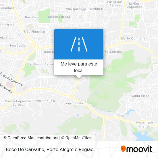 Beco Do Carvalho mapa