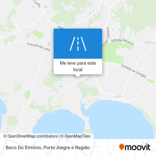 Beco Do Ermínio mapa