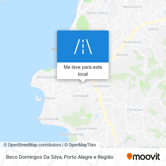 Beco Domingos Da Silva mapa