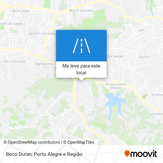 Beco Duran mapa