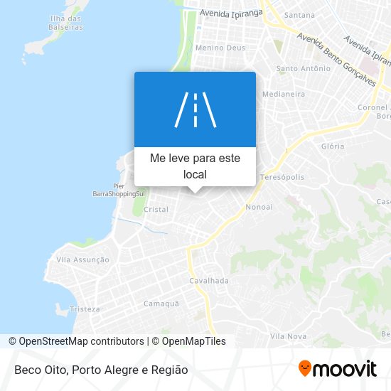 Beco Oito mapa