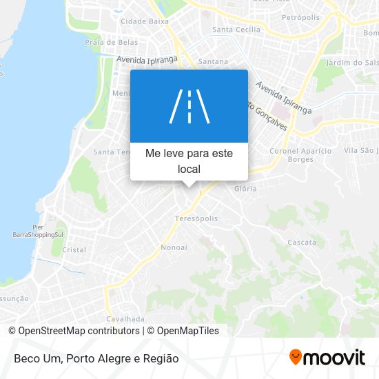 Beco Um mapa