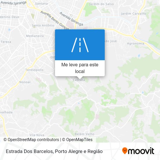 Estrada Dos Barcelos mapa