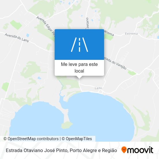 Estrada Otaviano José Pinto mapa