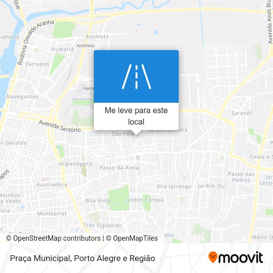 Praça Municipal mapa