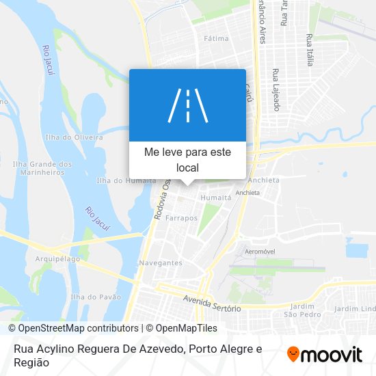 Rua Acylino Reguera De Azevedo mapa